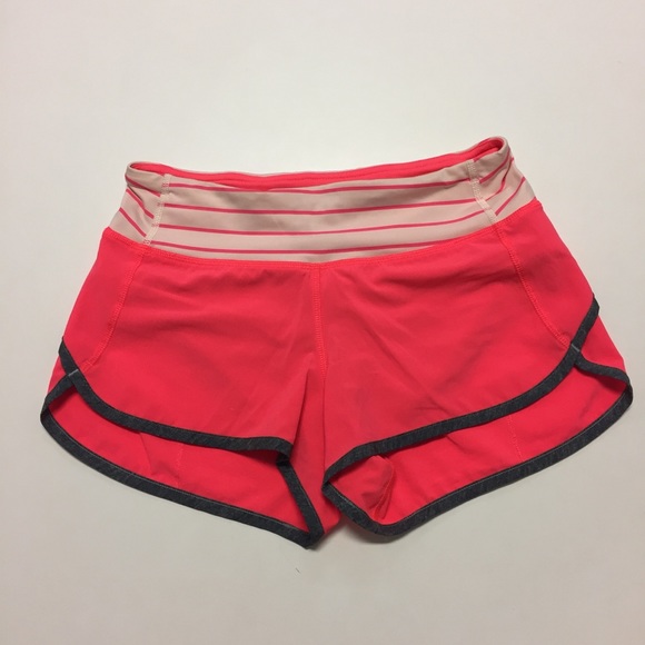 lululemon Speed shorts *New bright pink orange